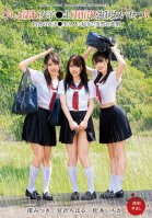 Dripping Wet Girls Are Taking Shelter From The Rain And Receiving Sexual Harassment 7 Chiharu Miyazawa,Mitsuki Nagisa,Ichika Matsumoto
