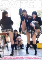 Active Schoolgirl Soccer Team Embarrassed To Find Yuri Shinomiya,Hinano Kikuchi,Arare Nishiguchi